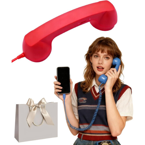 Retro Handset for iPhone with Type-C HD Calling
