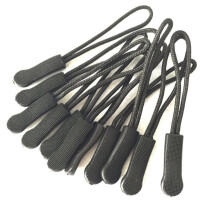 Handbag Zipper Puller Black 20 Pcs