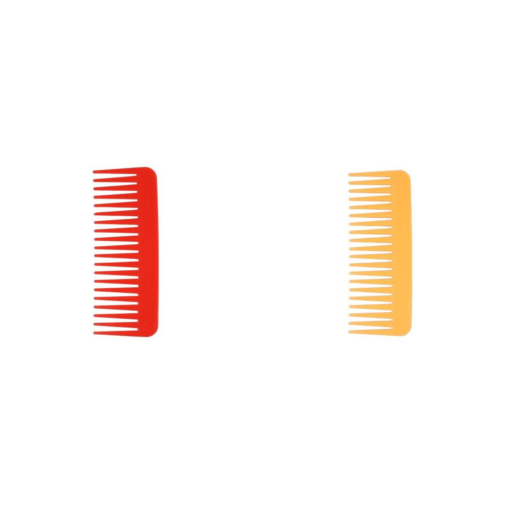Wide Tooth Comb for Curly Wavy Hair 2PCS 6 inch