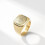 Mænds Segl af De Syv Ærkeengle Ring Rustfrit Stål Davidsstjerne Amulet-Guld-12 1