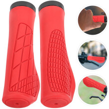 Cycle Handlebar Grips Bike Handlebar Grips Rubber Practical 1 Pair