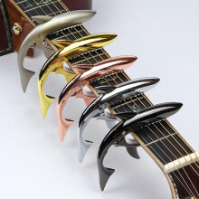 Shark-Fin Metal Guitar Capo Zinc-Alloy Quick-Change