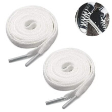 8mm 2 Pair Flat Shoe Laces for Sneakers, Shoelaces for Sneakers Athletic Running Shoes Boot Strings