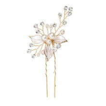 Vintage-Haaraccessoires, Braut-Haaraccessoires, Haaraccessoires mit Perlen und Blumen, handgefertigte Haarnadeln, Haarschmuck mit Kristall- und