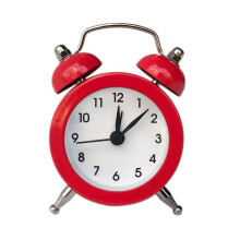 Retro Loud Alarm Clock Double Bell Mechanical Key Wound Pointer Silent Alarm Night P8A4 Decor Light Clock Cl Clocks Bedside