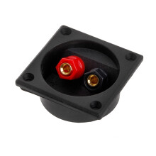 2-Way Box Rear Back Panel Binding Post Subwoofer Square Spring Cup Connector Replacement