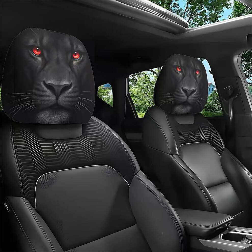 Car Headrest Covers Funny Print Universal Stretchy Elastic 9422877613106