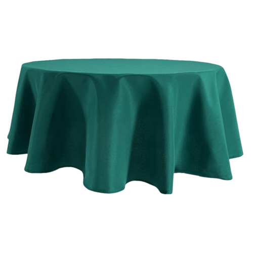 Elegant Round Tablecloth – Durable Polyester, Easy Clean, Versatile for Home, Restaurants & Pubs