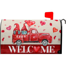 Magnetic Mailbox Cover Valentine's Day Red Heart Truck