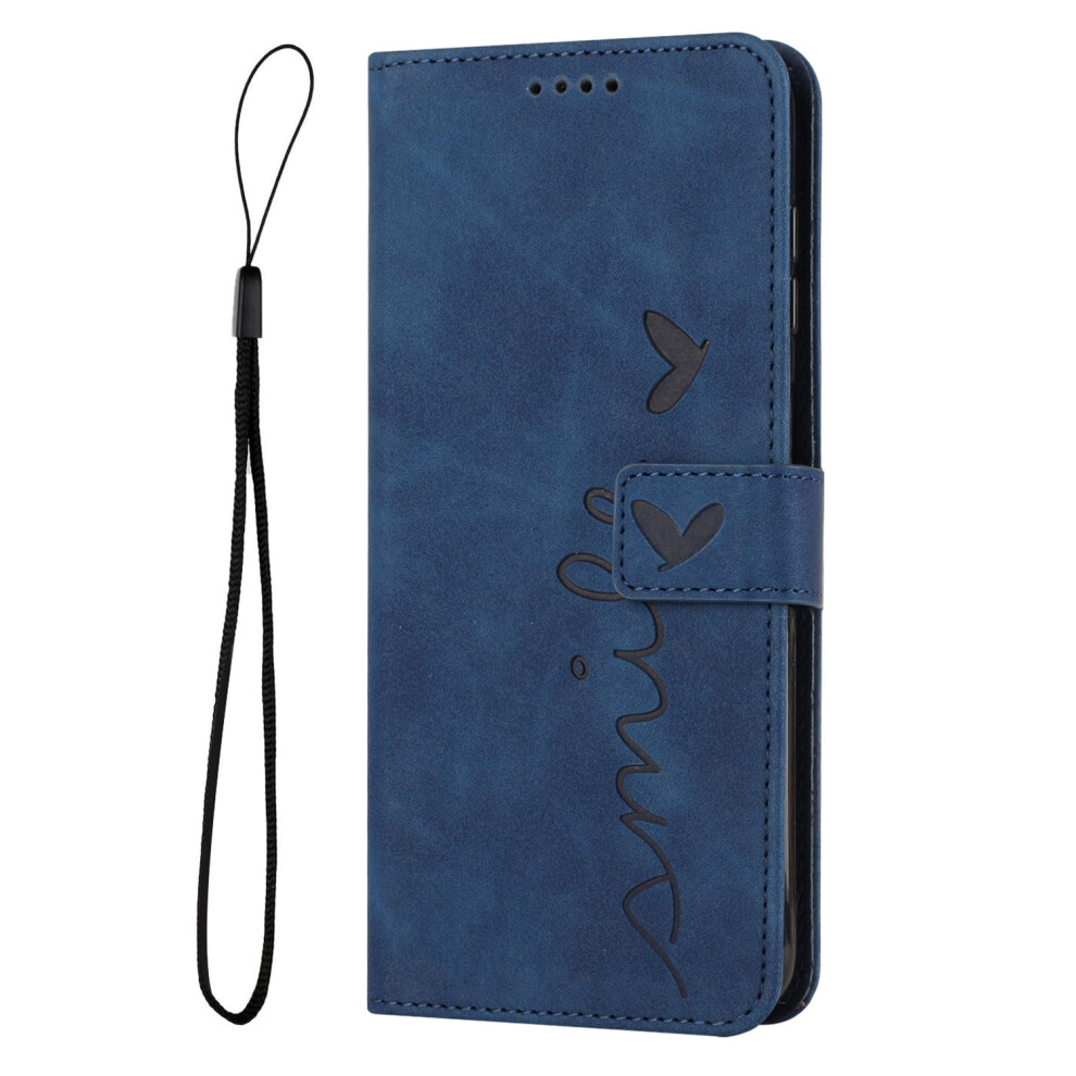 Premium Pu Leather Case For Samsung Galaxy A32 5G (6.5"), Shockproof, Folio Flip With Magnetic Closure, Wrist Strap & Money Pocket Â Blue 9065194491783