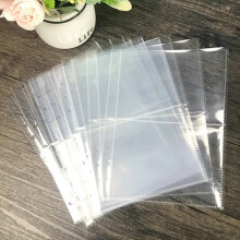 A5 Binder Sheets Inserts – 2-Pocket Photo Sleeves for Kpop/Trading/Sports Cards, 6-Ring Compatible, 10 Pack