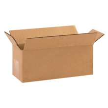 - 10x4x4 Pack of 100 Corrugated Cardboard Packing Shipping Mailing Moving Carton Boxes