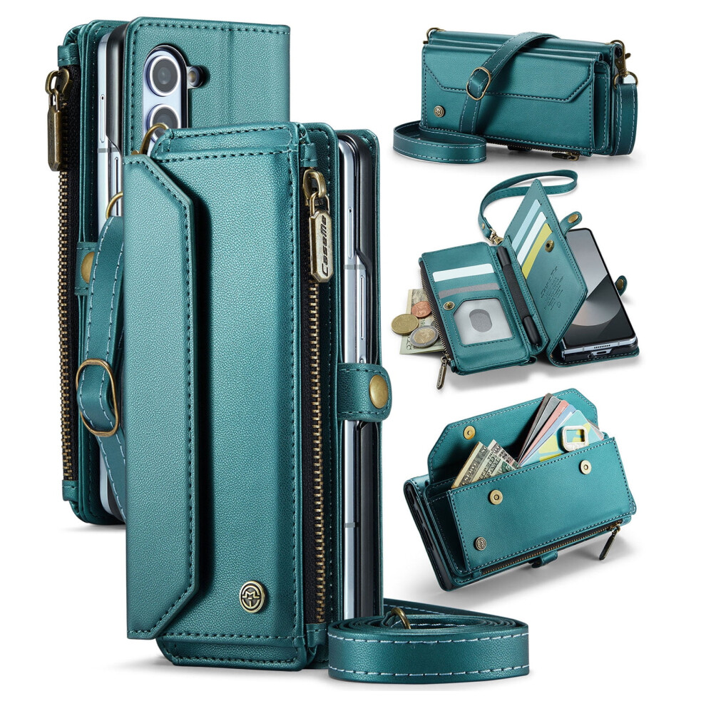Samsung Galaxy Z Fold 7 Wallet Folio Case Â Rugged Pu 9422877614295