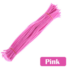 100PCS 30CM DIY Pipe Cleaners For Children For Valentine DIY Art Bulk Craft Pipe Cleaners 100PCS