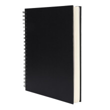Hardbound Spiral Sketch Book 8.5 x 11 in 80 Sheets 90 GSM
