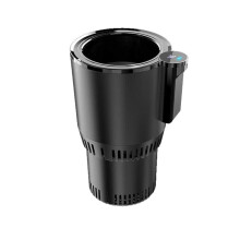 2-in-1 Smart Car Cup Warmer Cooler, Auto Car Cooling and Heating Cup Mug Holder, Keep Beverage Cool and Warm, Fits in Commuter Road Tripper Black