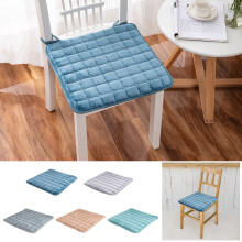 Set di 5 cuscini invernali in flanella per sedia, 50x50 cm, antiscivolo per sedia da ufficio/sala da pranzo, comodi cuscini decorativi per la casa,