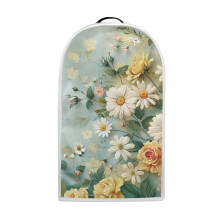 Machine Washable Mixer Cover with Handle Hand Strap 15.94"H x 9.45"L x 7.28"W, Rose and Daisy Pattern