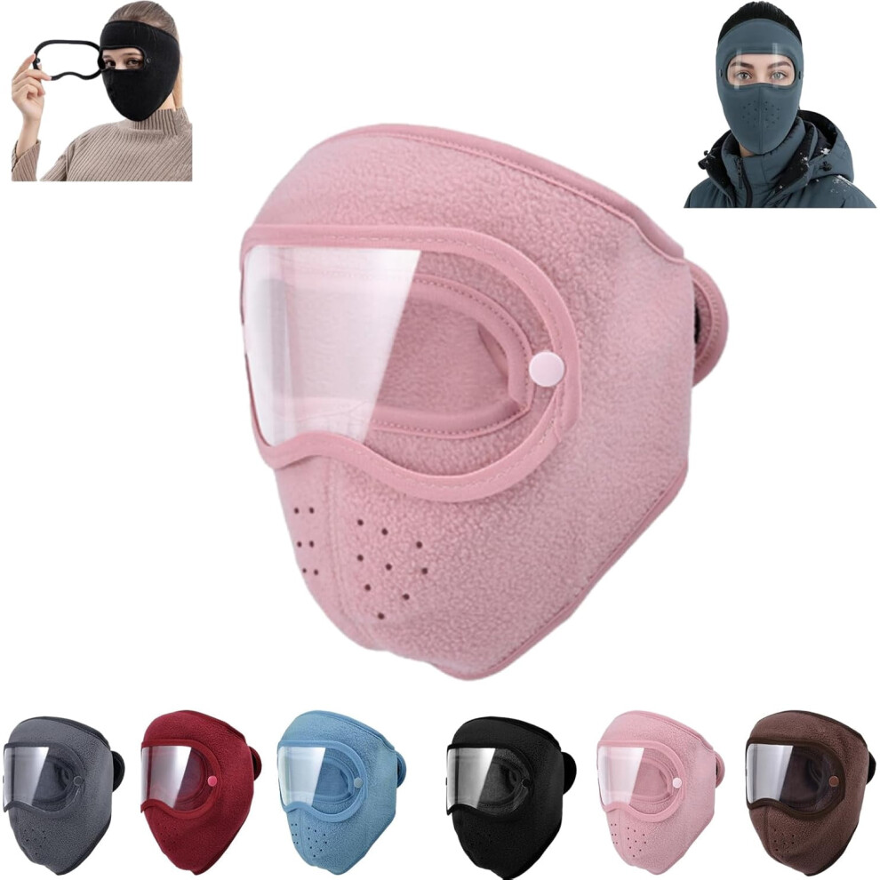 Winter Windproof Face Mask With Detachable Goggles For Cold-Weather Outdoor Activities 9122141116417