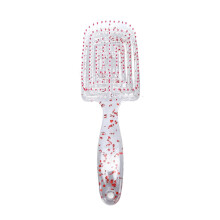 1 PCS Curved Hair Brush, Hollow Large Curved Comb Styling Comb Detangling Hair Brush Plastic Sparerib Comb for Women and Men