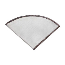 Stainless Steel Coffee Filter - Silver Large Fine Mesh Filter Bag, Portable Reusable Drip Filter for 3-4 Servings No Filter Paper Needed