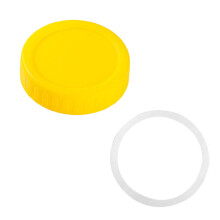 12Pcs Mason Jar Lids, Regular Mouth, Leak-Proof with Silicone Rings, Compatible with Ball, Kerr & More