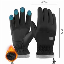 Winter Waterproof Ski Gloves, Touch Screen Compatible, Insulated, Enhanced Grip & Flexibility, Thermal for Skiing/Snowboarding
