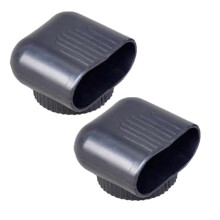 2Pcs Fitness Equipment Oval End Cap Foot Cover Protectors Gym Accessories 40*80mm