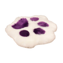 Tapis moelleux en forme de patte pour salon moderne, tapis doux et antidérapant pour chambre et décoration intérieure
