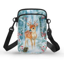 Sika Deer wasserdichte Messenger Bag aus Polyester für Damen und Herren