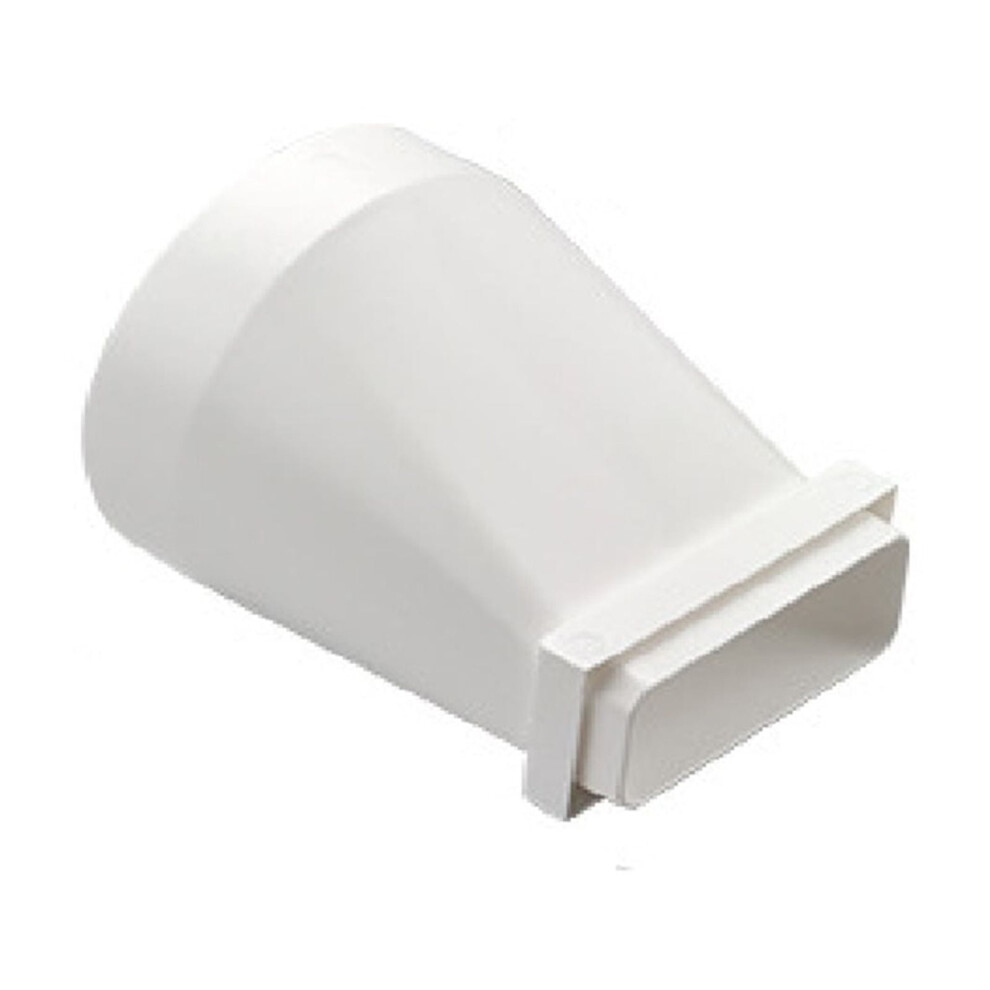 Flat Ducting Adaptors To Round Converter Dryer Vents Hose Adapters Ventilation Duct Converter Easy To Use 9401284804543