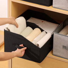 6.34Gal Foldable Storage Bins, Trapezoid Organizer for Baby Clothes, Socks, Toys – Collapsible, Closet & Shelf Use
