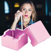 Aluminium Mini-Kugelstockschwammtasche Rose Gold 3cm für Billard