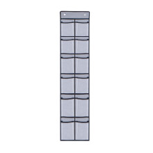 Over The Door Shoe Rack For Door With 12 Large Mesh Pockets Fitted Hanging Shoe Organizer Sturdy Closet Door Shoe Storage Holder