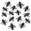 Figurines de fourmis réalistes noires (lot de 50) 1