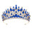 Rhinestone glass tiara, queen's crown 1