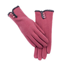 Three-Open Winter Gloves - Women's Velvet Thermal Design for Cycling & Touchscreen Use