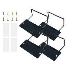 Set of 4 Mattress Holders Bed Frame Brackets, Shifting for All Bed Types, Metal Construction