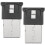 LED Interior Lighting Kit USB-Powered Black 2-Pack 1