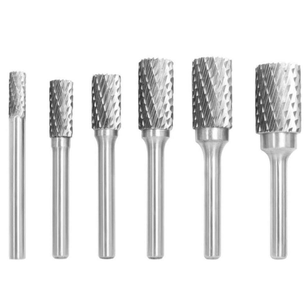 6-Piece Solid Carbide Burr Set For Carving, Engraving, Grinding, Polishing Â Compatible With Rotary Tools 9097180888932