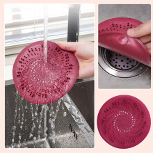 Disposable Shower Hair Catcher Mesh Stickers – Vortex Flow Kitchen Sink, Floor Drain & Toilet Filter, Compatible with All Standard Drains