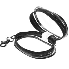 Pungă transparentă pentru monede din PVC cu cârlig pentru breloc