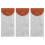 Sunglass Case Grey Felt 3 Pcs Scratch Resistant 1