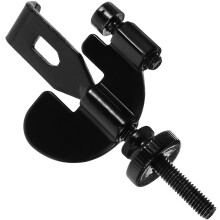 Stainless Steel Travel Door Lock Security Accessory Black Portable Door for Home Hotel Safety 1 Set