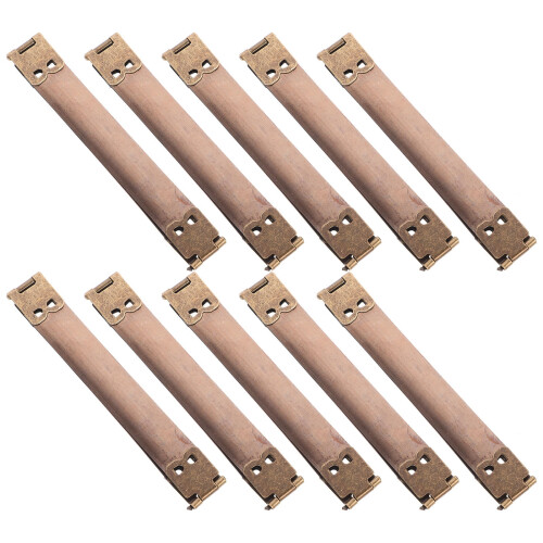 10Pcs Golden Rectangular Flex Frame Closure for Coin Purse Clasp Bag Handbag Diy Accessory