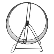 hamster wheel Hamster Exercise Wheel for Small Animals - Black 32x19x36.5cm,iron(14.76"X12.6"X7.28")