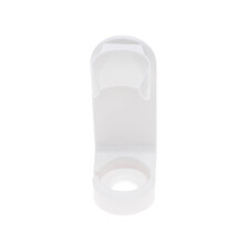 Electric Toothbrush Holder White ABS Material No Drill Easy Install for Bathroom Storage