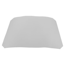 Revestimiento impermeable de plástico para estantes, 1 unidad, para sistema de estanterías de alambre, color plata.
