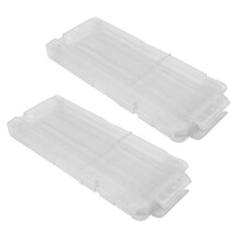 2 Stück Weiche Magazin 12Darts Clips für N STRIKE ELITE Spielzeug, 21x8x2,5cm, Weiß