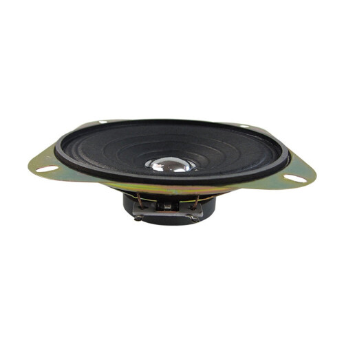 2Pack Outdoor Use Square Black Speaker for Full Range and Broadcasting 1